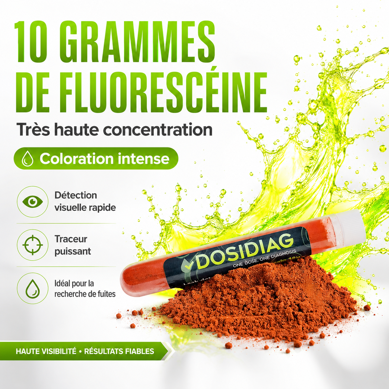 Fluorescéine - traceur intense