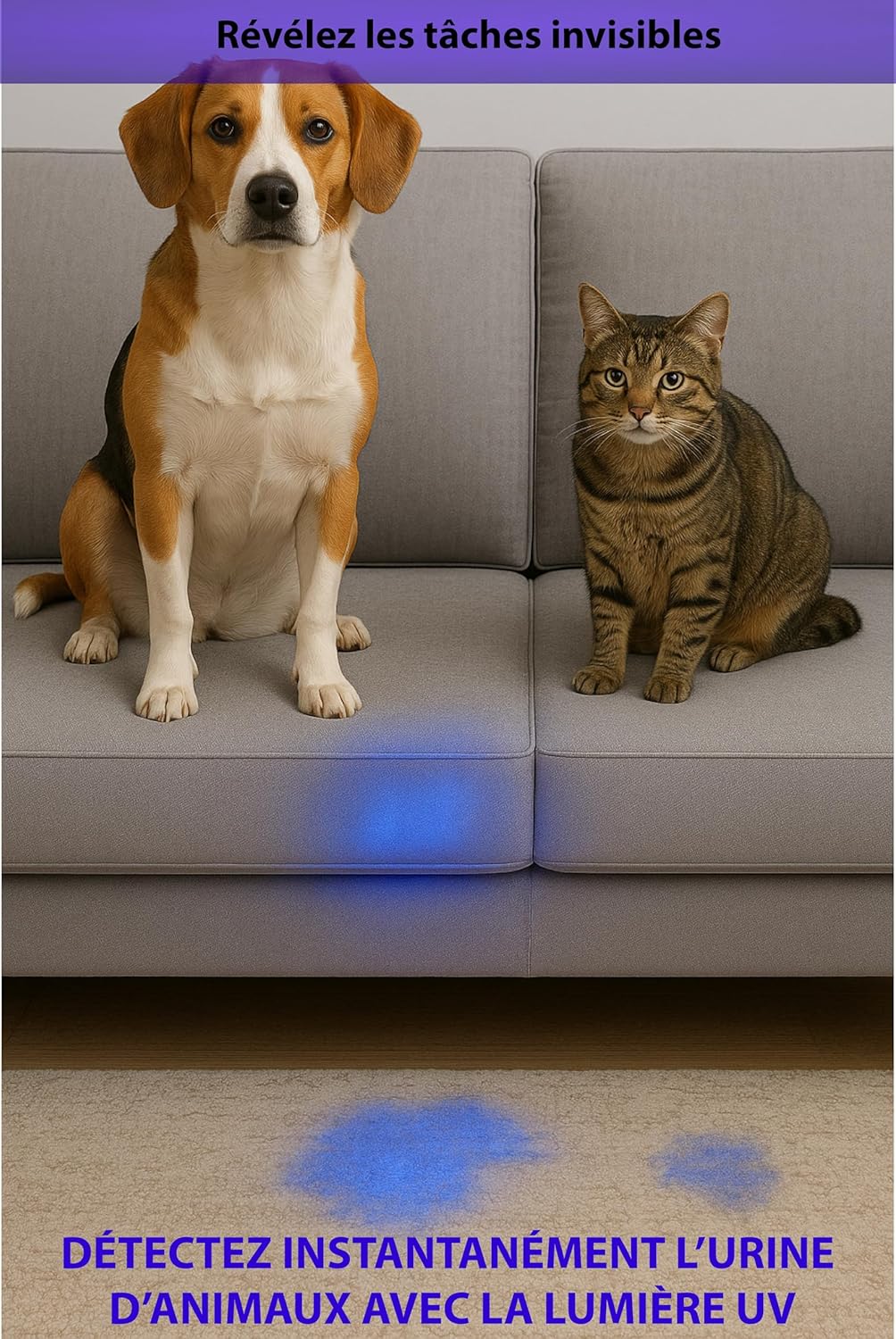 Lampe torche UV 395nm